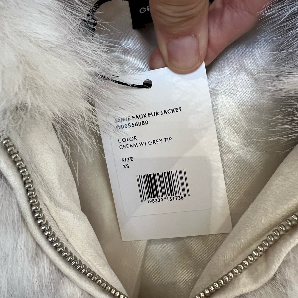Generation Love White Faux Fur Jacket - Picture 2 of 2